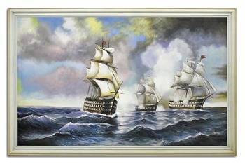 Obraz - Marynistyka - olejny, ręcznie malowany 104x159cm