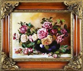 Obraz "Roze" ręcznie malowany 65x75cm
