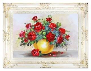 Obraz "Roze" ręcznie malowany 78x98cm