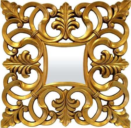 Lustro stylowe klasyczne złota rama 