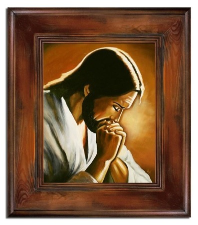 Obraz "Chrystus" ręcznie malowany 61x71cm