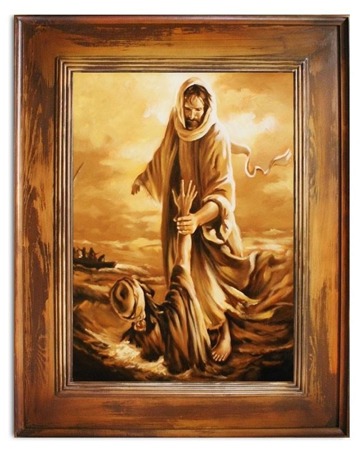 Obraz "Inne- religijne" ręcznie malowany 76x96cm