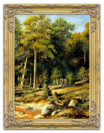 Obraz "Iwan Iwanowicz Szyszkin " ręcznie malowany 63x84cm
