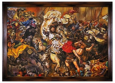 Obraz - Jan Matejko - olejny, ręcznie malowany 200x140cm