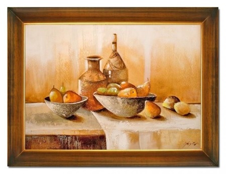 Obraz - Martwa natura nowoczesna - olejny, ręcznie malowany 75x105cm