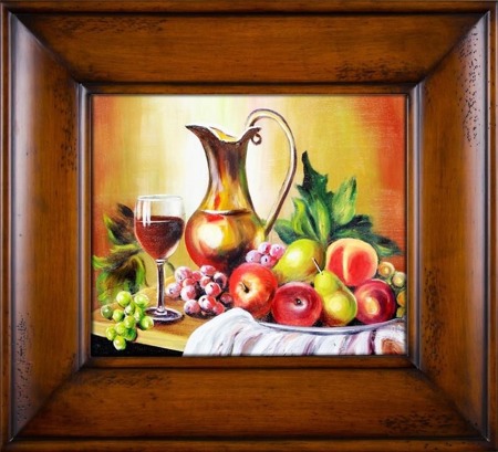 Obraz "Martwa natura tradycyjna" ręcznie malowany 66x76cm