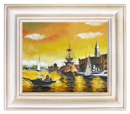 Obraz "Marynistyka" ręcznie malowany 35x40cm