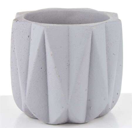 Osłonka szara ceramiczna H: 10 cm 