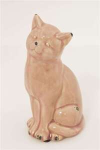 Ceramiczna Figurka Miły Kotek, Kolor: terrakota