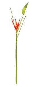 Kwiat Sztuczny  ozdobny kolor czerwony wys.79cm