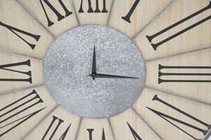 Zegar wiszący ozdobny stylowy klasyczny drewno